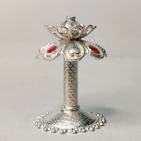 Pure Silver Umbrella Agarbatti Stand 16.7g